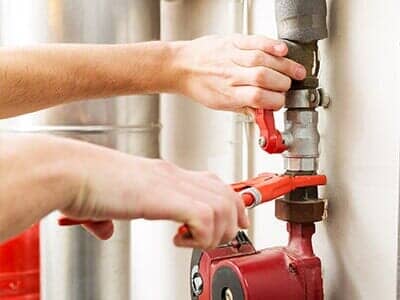 A plumber working in Dayton, OH