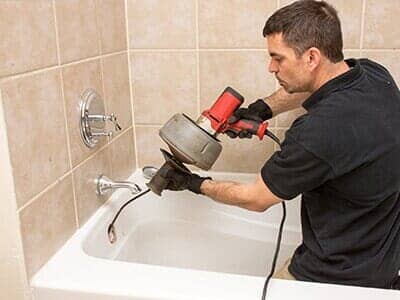A plumber working in Dayton, OH A plumber working in Dayton, OH