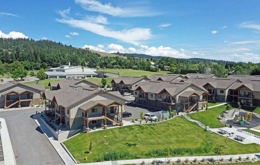 Palouse community aerial view
