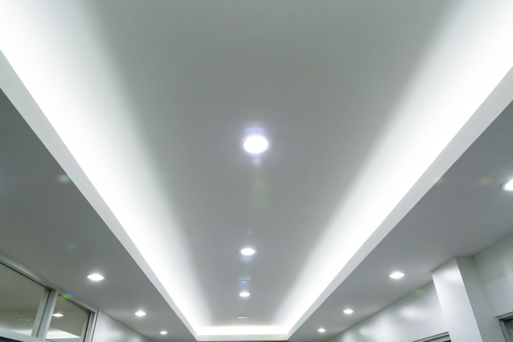 A White Ceiling With A Lot Of Lights On It — Firewerx In Dubbo, NSW