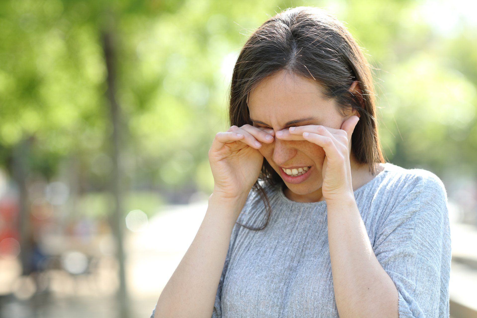 Woman Rubbing Eyes - Hanson, KY - Absolute Eye Care, PLC
