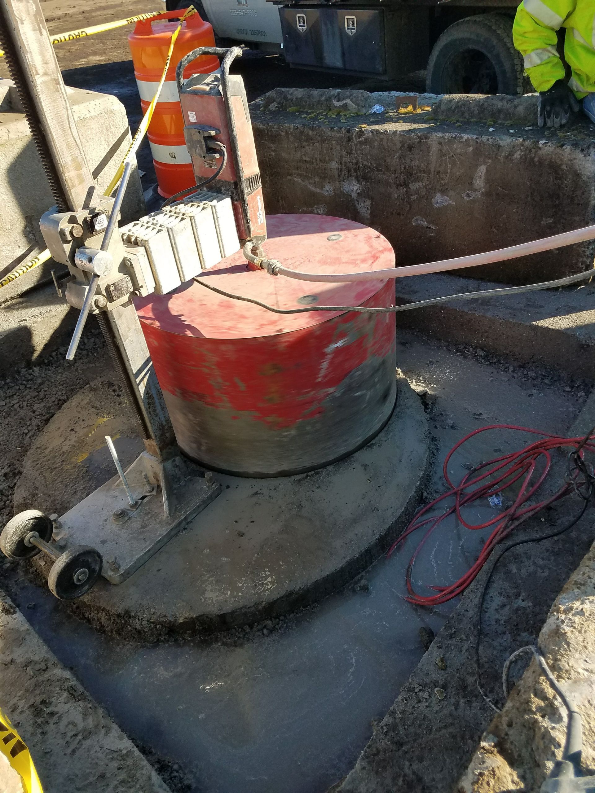 Project - core drilling - a cut above concrete
