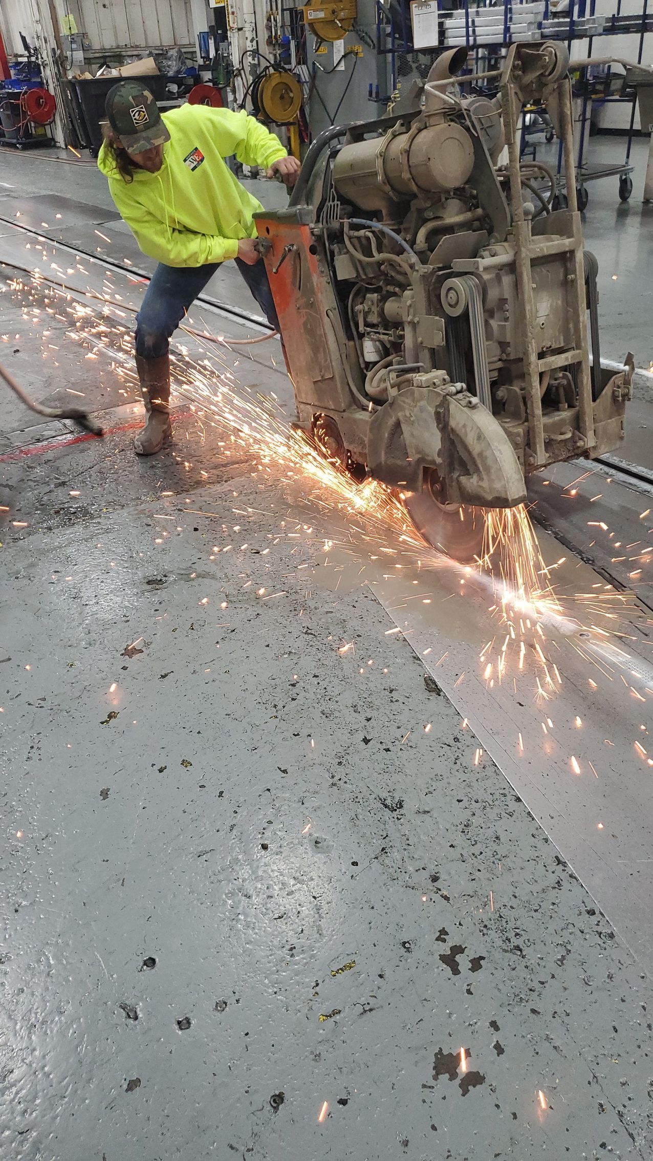 Project - freightliner- a cut above concrete