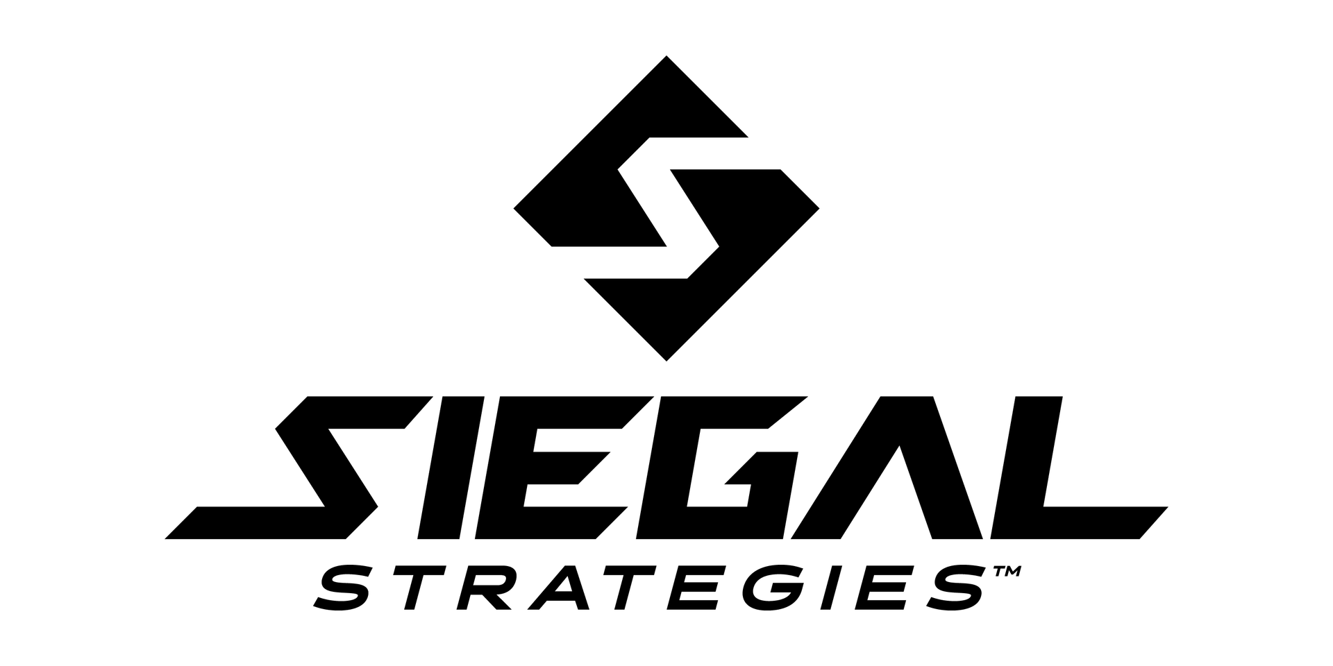 SIEGAL Strategy logo in black with a geometric icon above the wordmark.