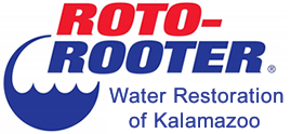 Roto-Rooter Water Restoration Roto-Rooter Water Restoration logo in red, blue, and white with