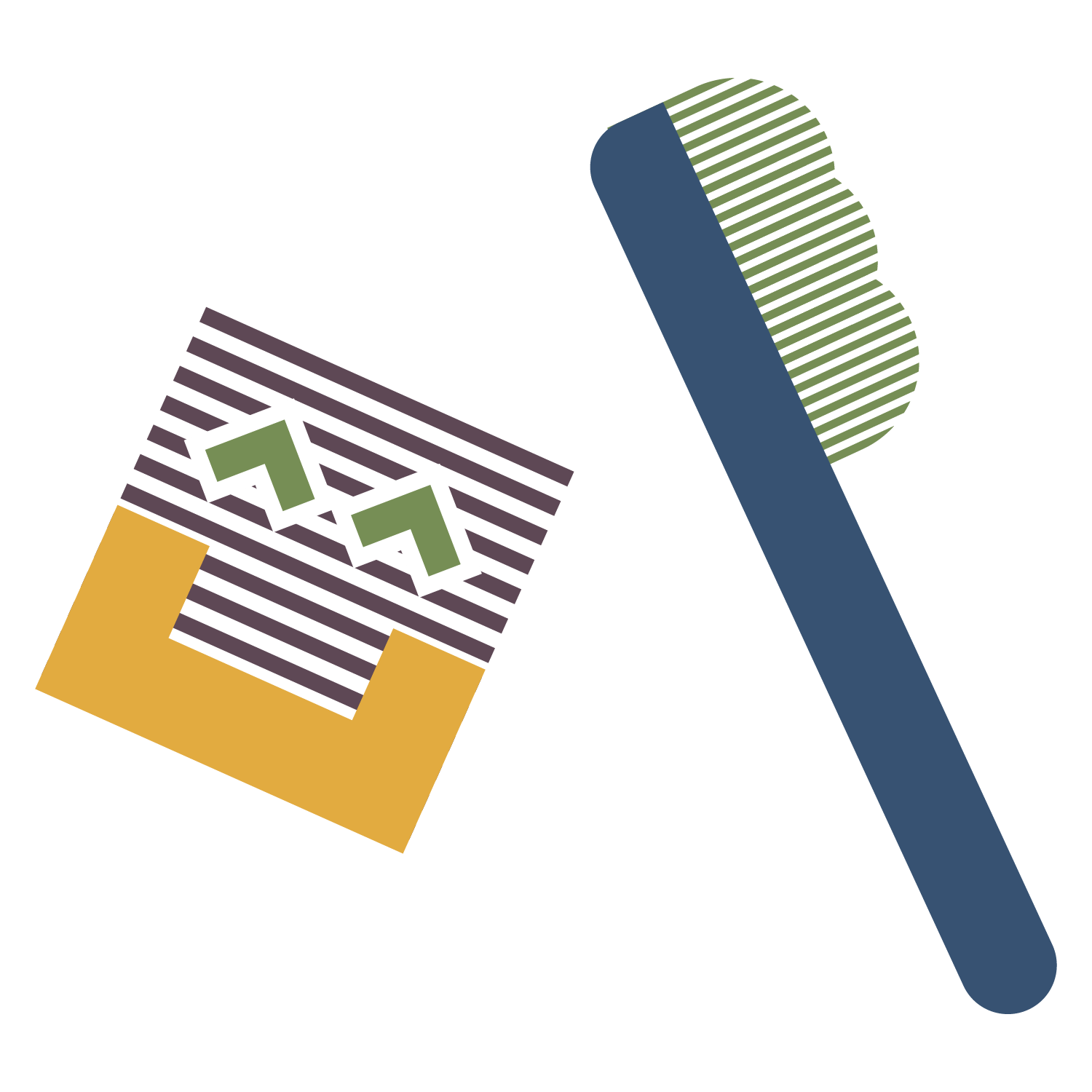 A toothbrush and toothpaste on a white background.