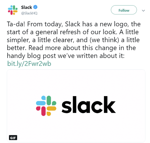 Slack has a new logo , the start of a general refresh of our look.