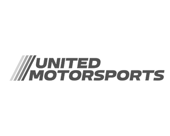 United motorsports logo on a white background