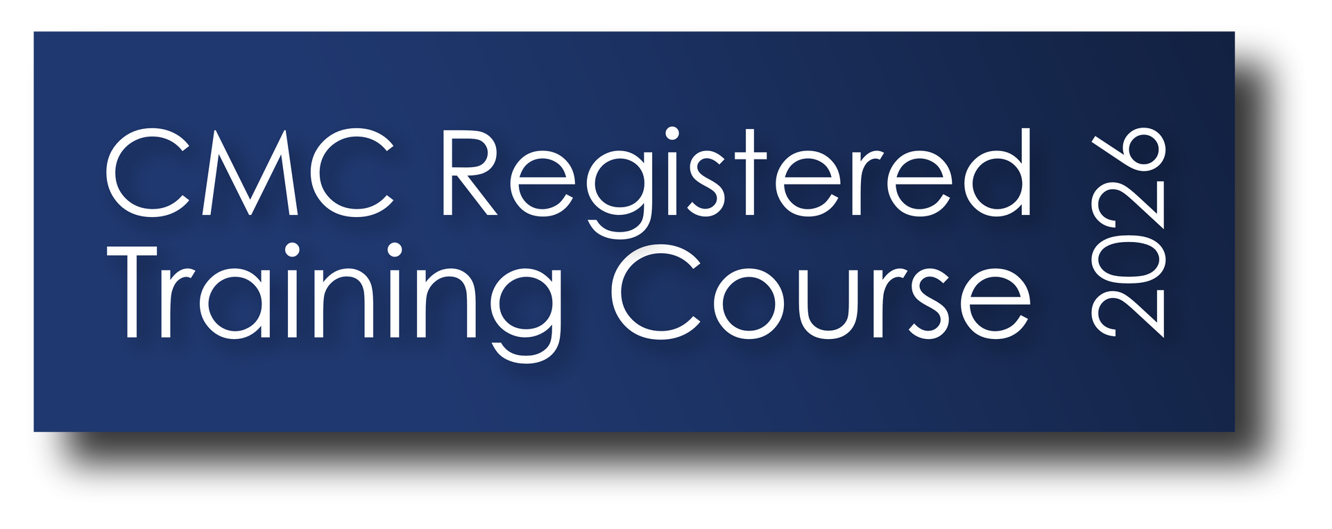 CMC Registered Training Courses 2026 logo