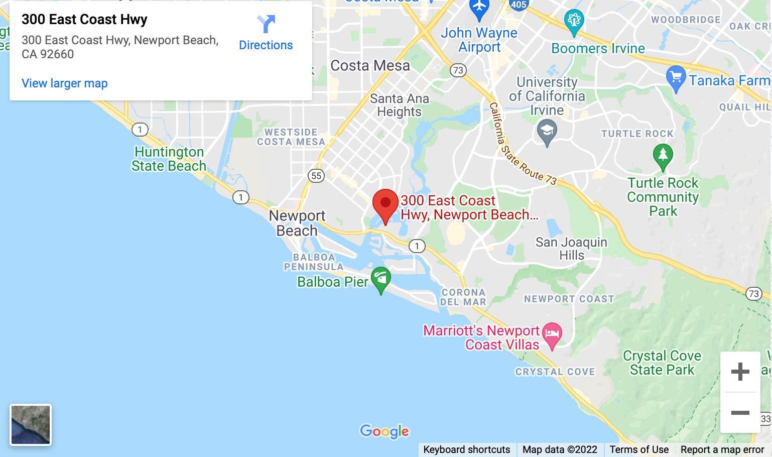 Map of 