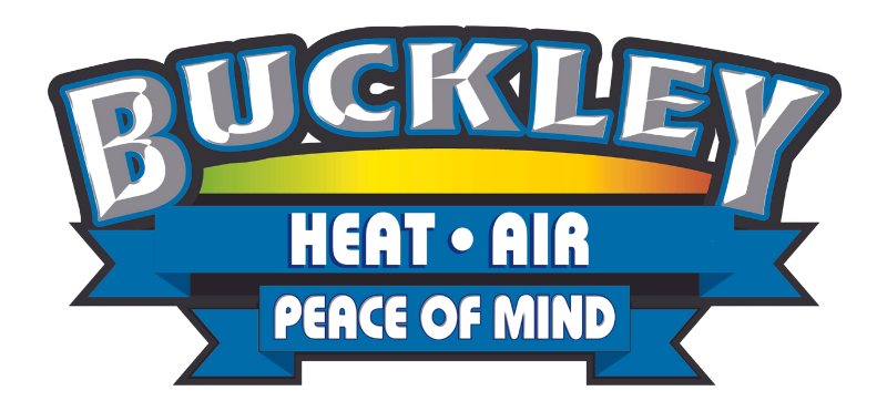 The logo for buckley heat air peace of mind