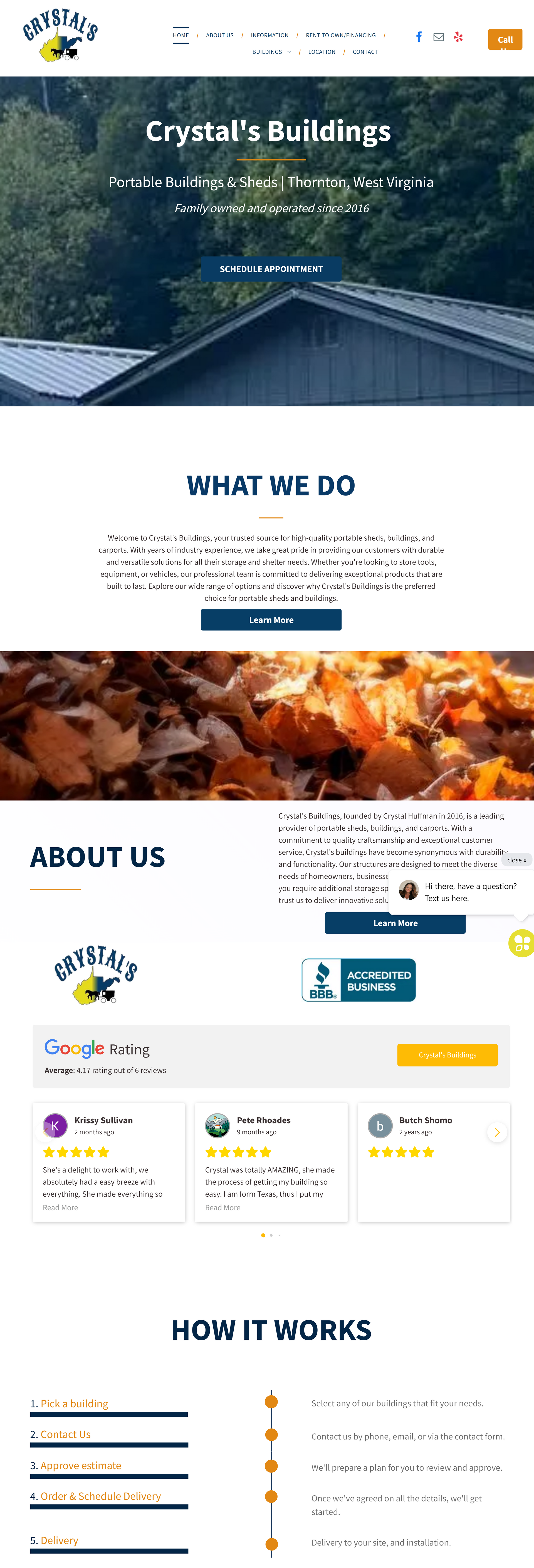 A screenshot of the homepage of a website.