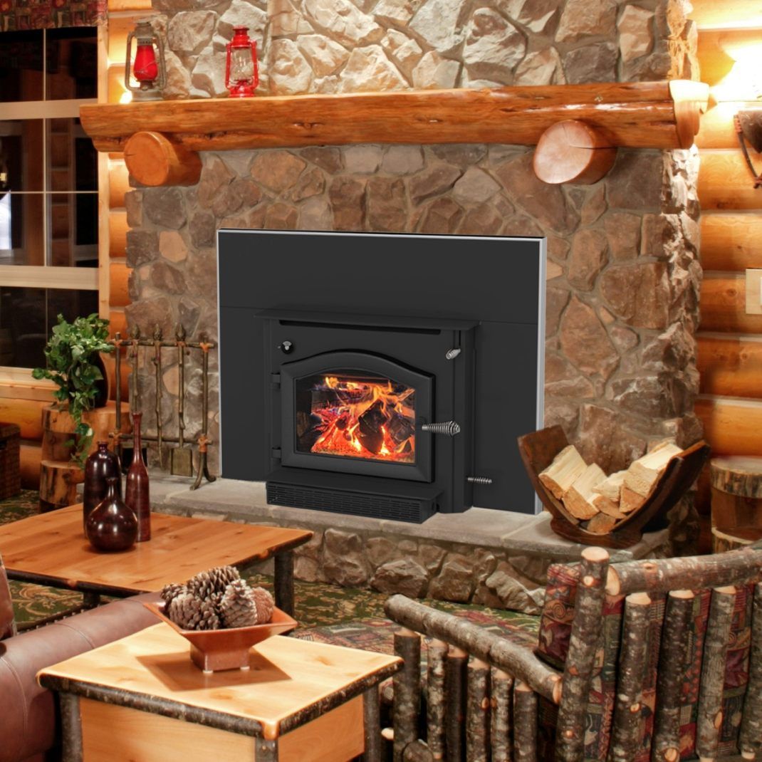 wood fireplace installation de pere wi