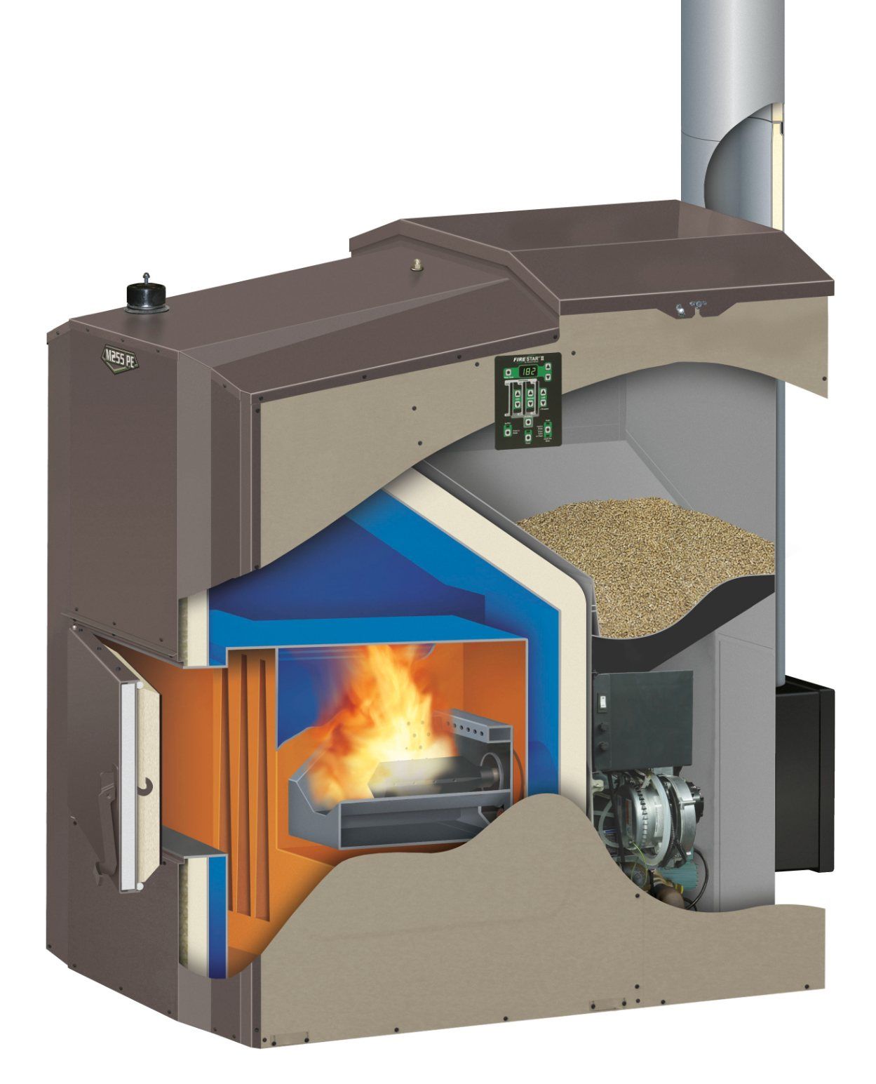 outdoor pellet furnace installation and repair wisconsin
