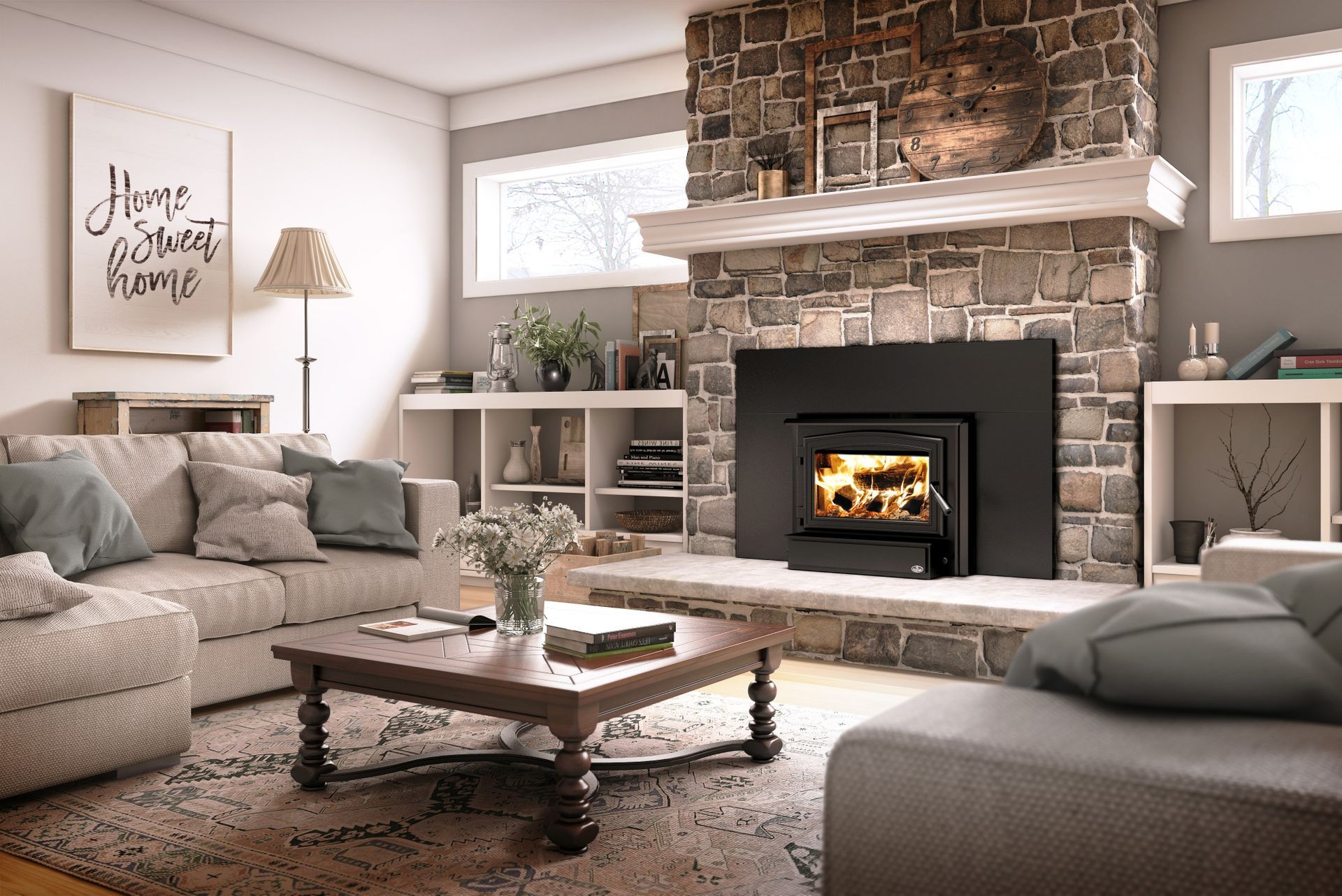 wood fireplace insert installation marinette wi