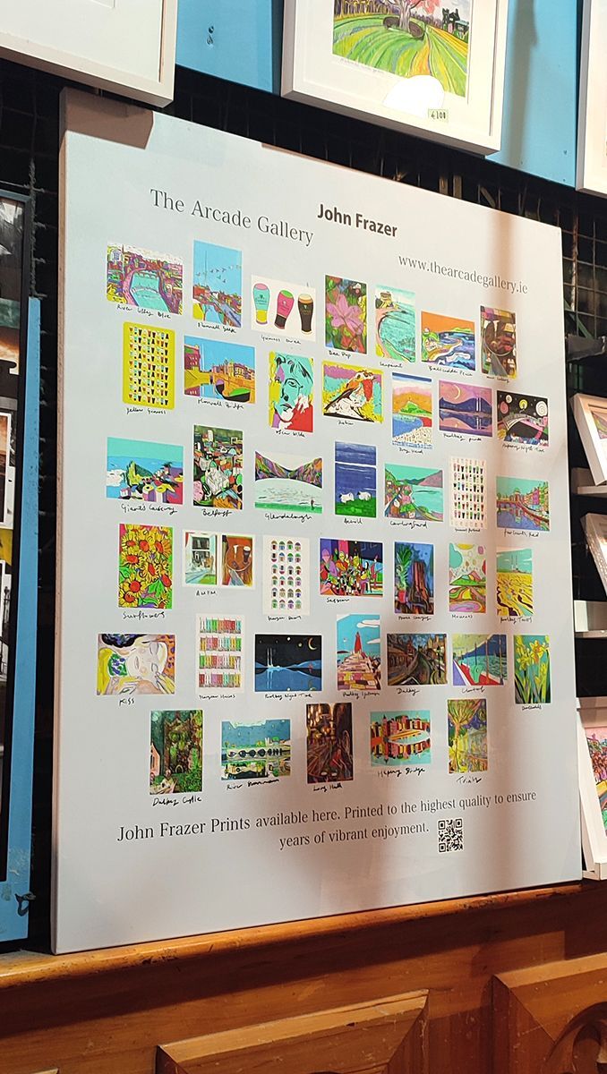 The Arcade Gallery, Dublin, Georges Street Arcade, Ireland, Artists