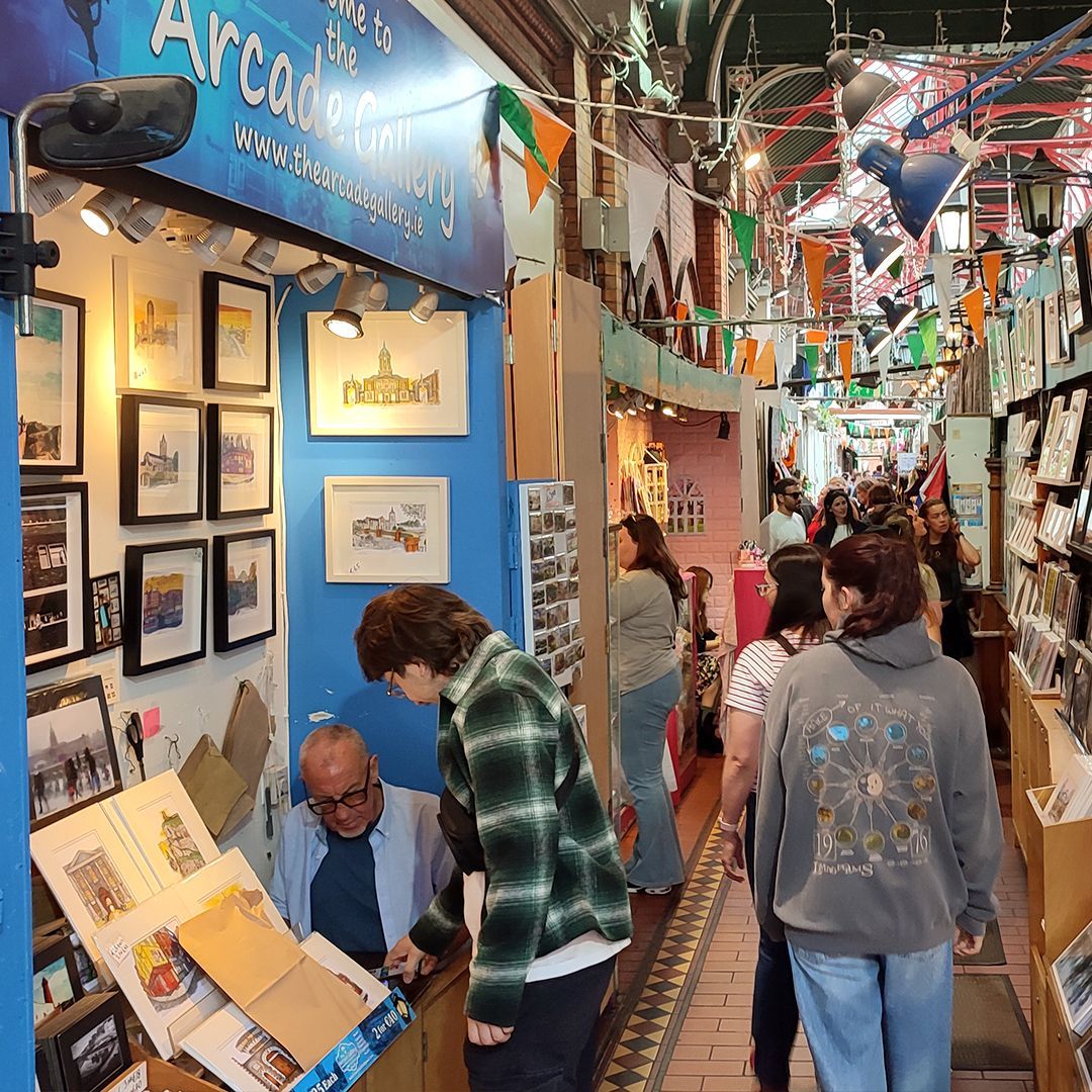 The Arcade Gallery, Dublin, Georges Street Arcade, Ireland, Artists