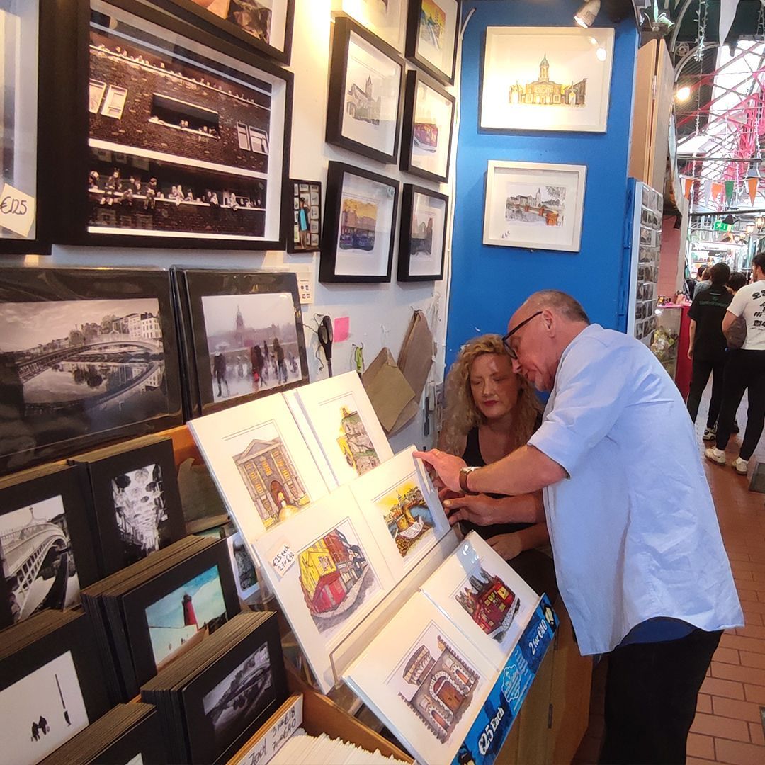 The Arcade Gallery, Dublin, Georges Street Arcade, Ireland, Artists