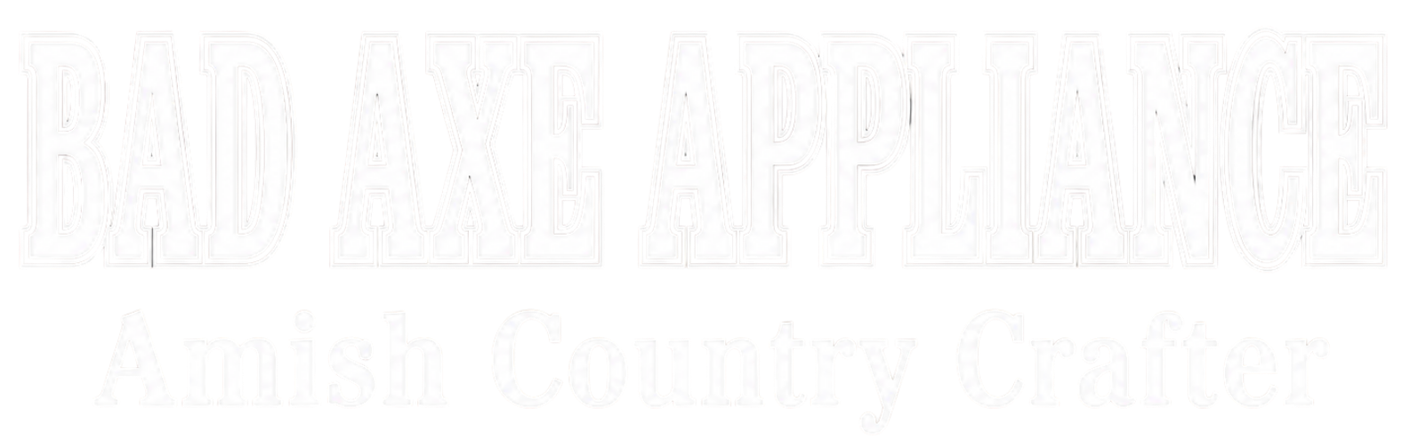 Bad Axe Appliance/Amish Country Crafter Logo
