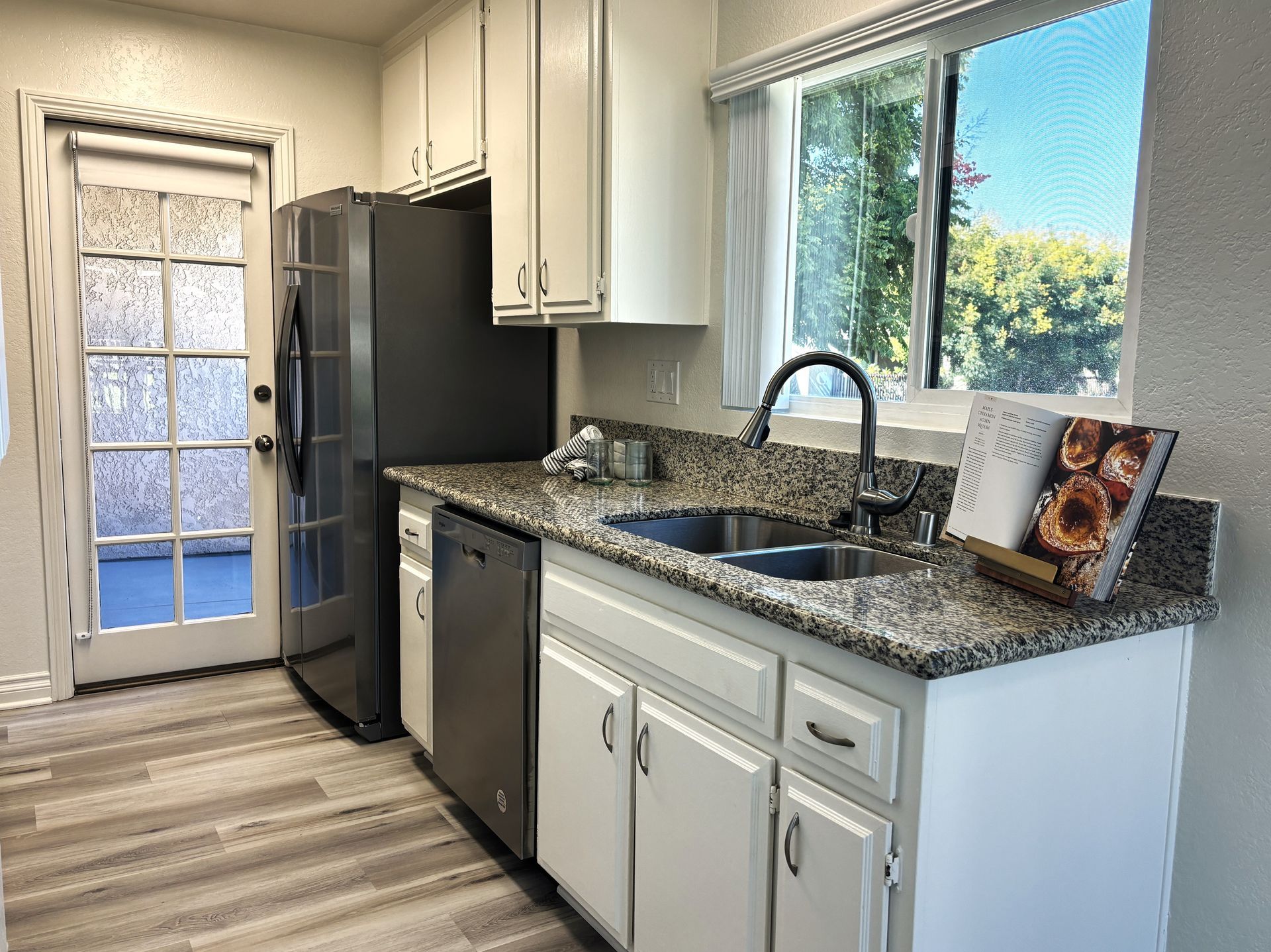 Kitchen with sink and window