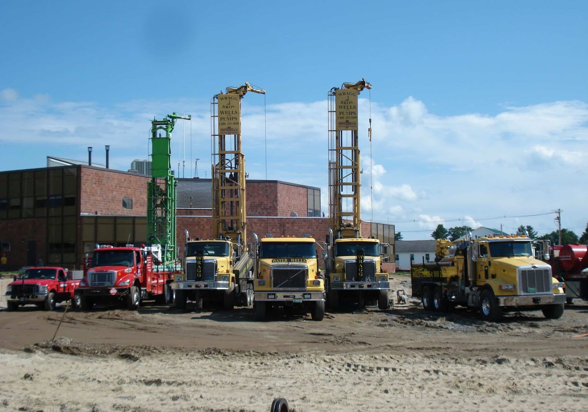 Photos of water well drilling services