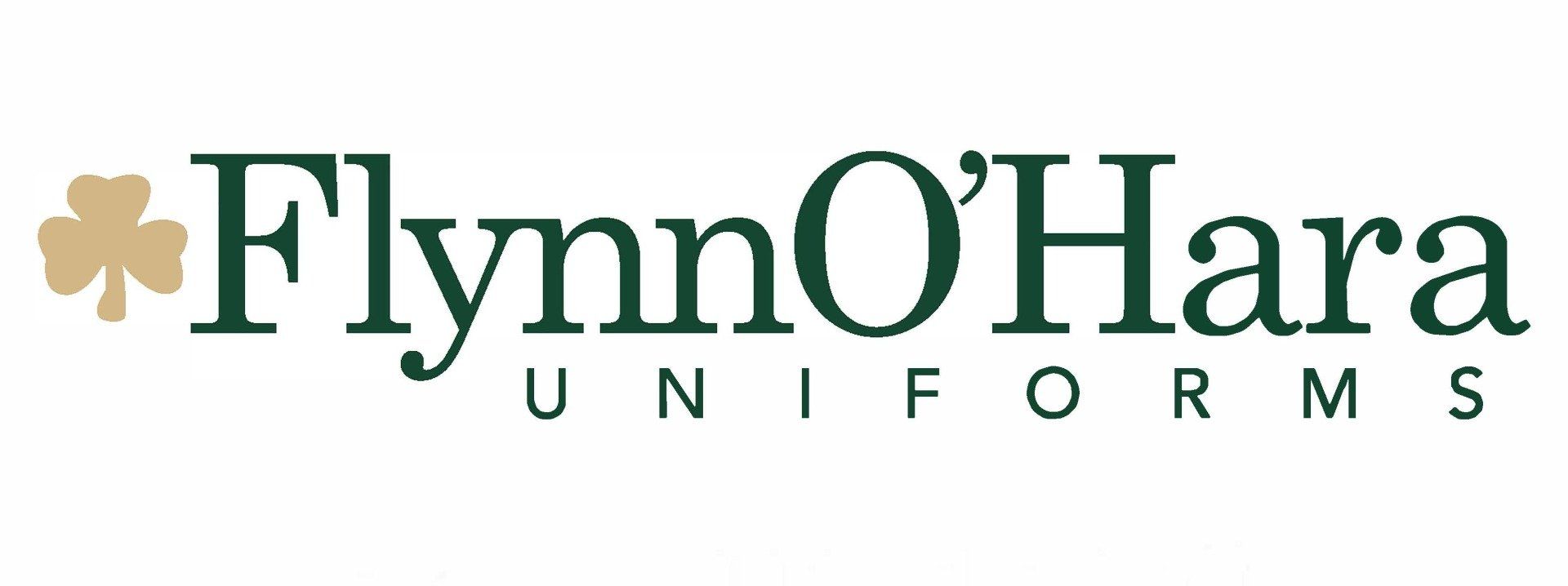 A logo for a company called flynn o'hara uniforms