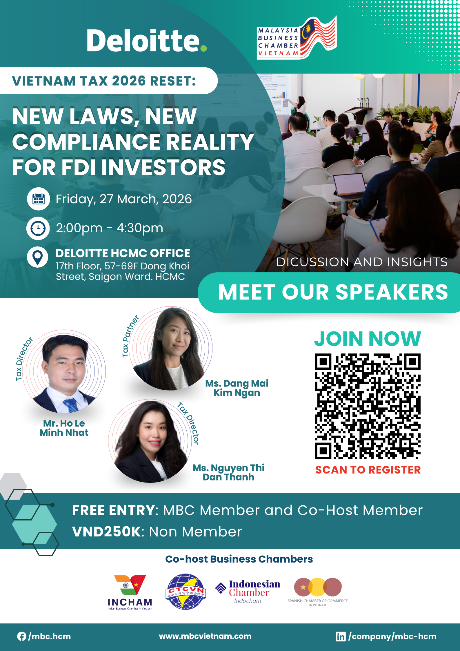 [MBC x DELOITTE EVENT] Vietnam Tax 2026 Reset: New Laws, New Compliance ...