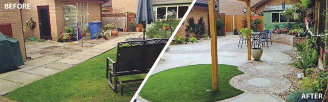Stunning patios