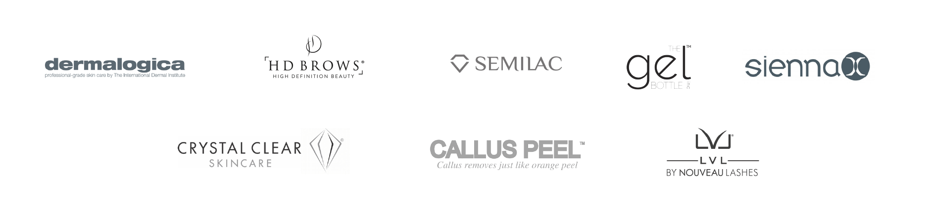 Associated brand logos