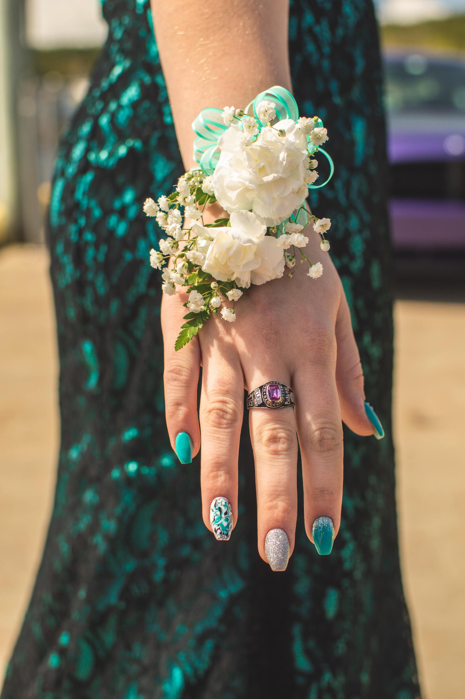 Beautiful red nails