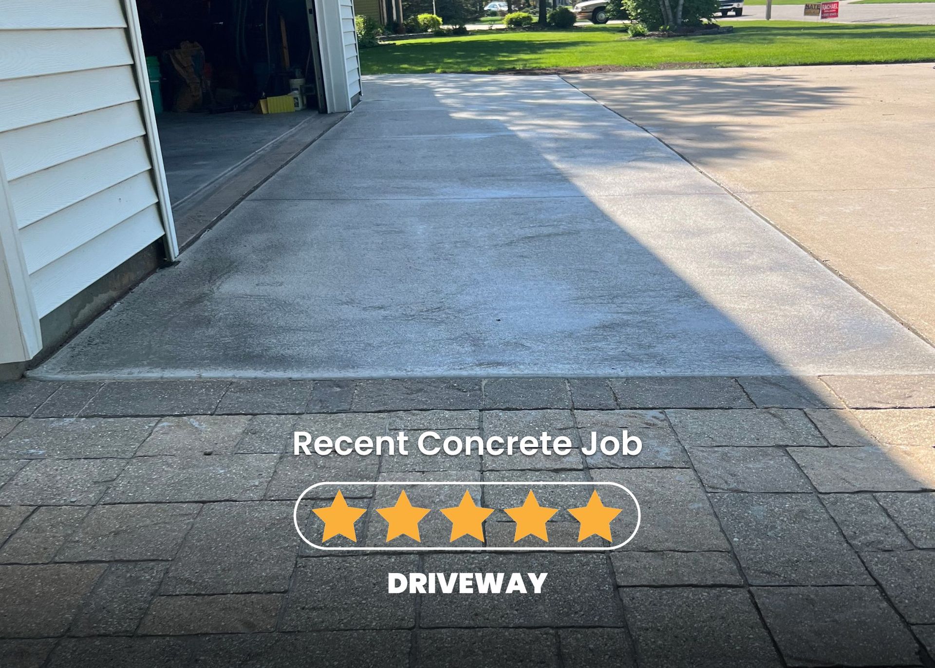concrete driveway flatwork fox valley wi
