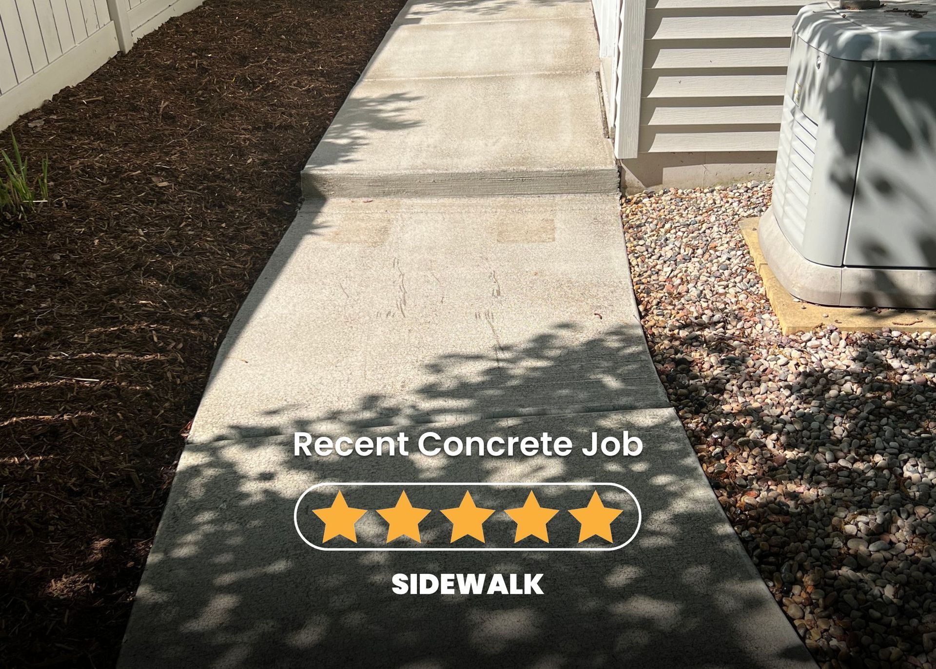 concrete sidewalk flatwork fox valley wi