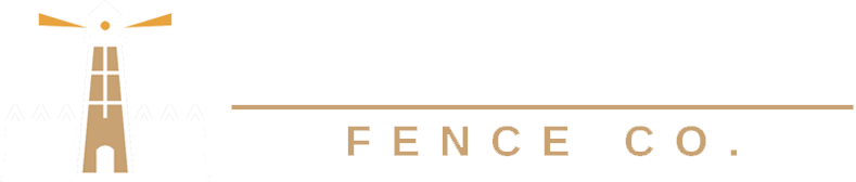 Logo of Northern Virginia Fence Company, white text on blue background, within a white rounded rectangle border.