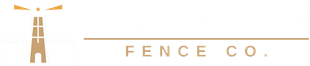 Logo of Northern Virginia Fence Company, white text on blue background, within a white rounded rectangle border.