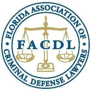 The logo for the florida association of criminal defense lawyers.