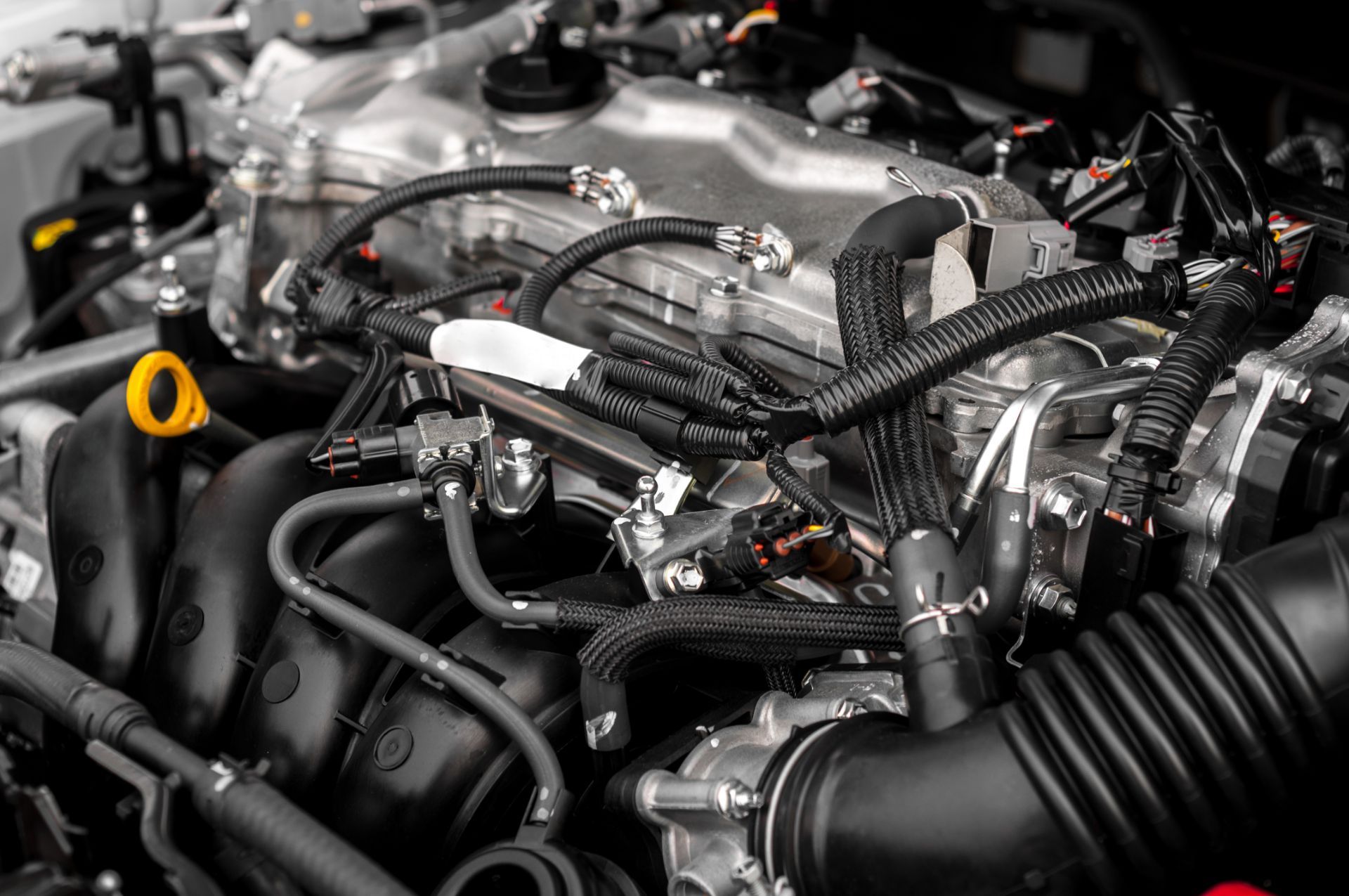 Interior engine wiring
