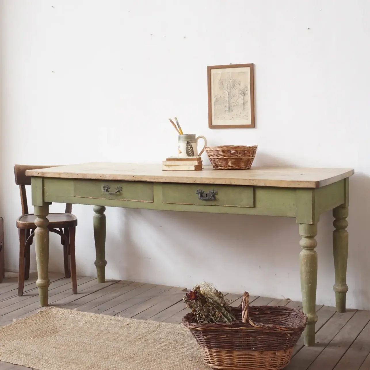 Tavolo verde pistacchio