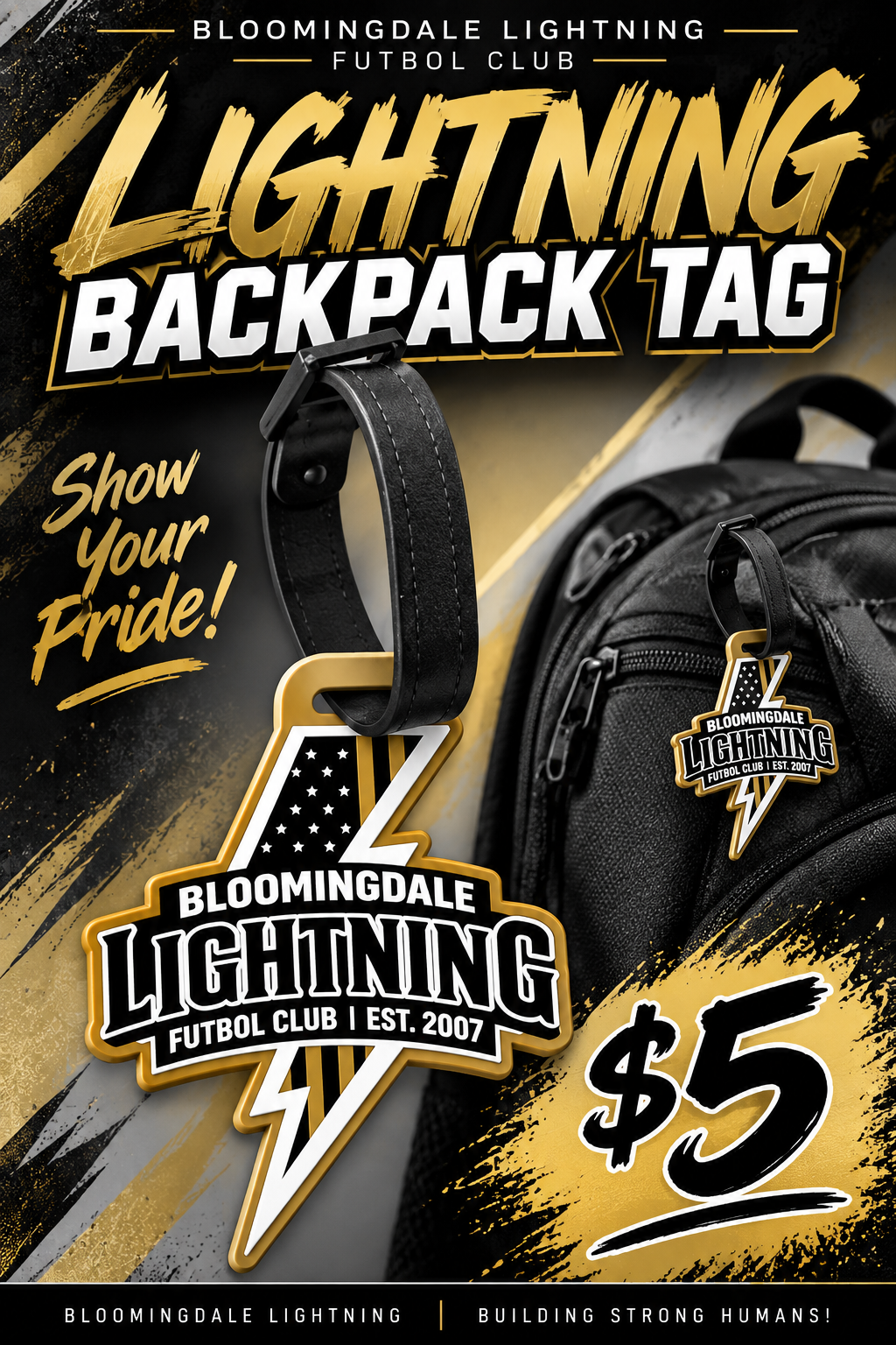 Bag Tag - Lightning