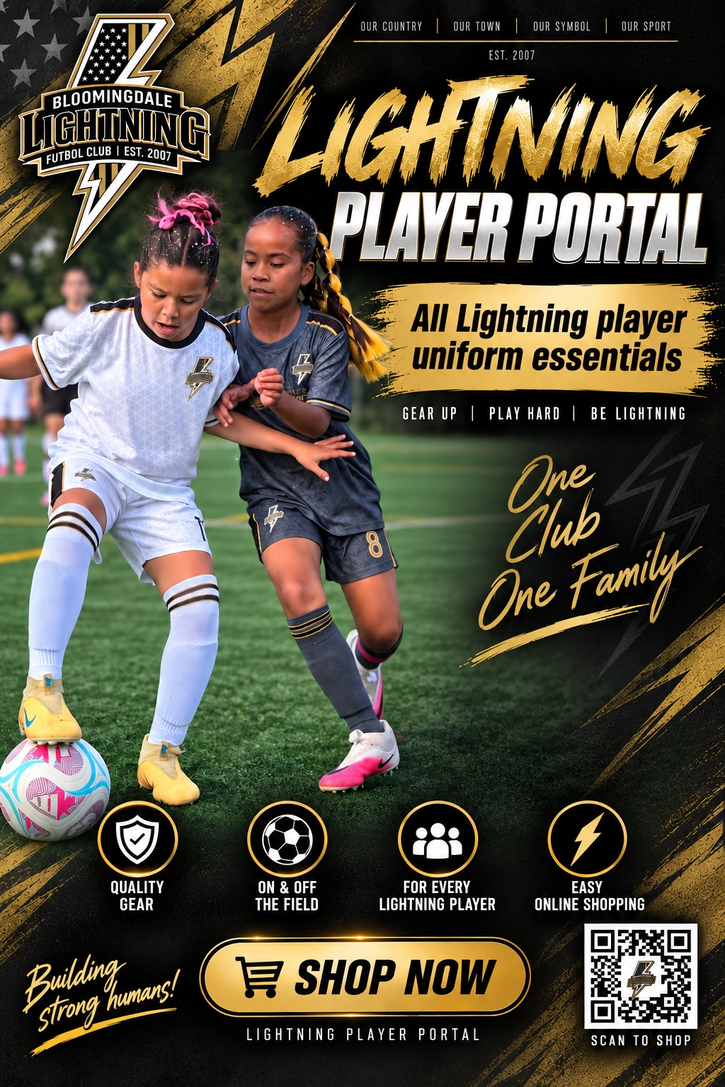 LIGHTNING PLAYER UNIFORM PORTAL
