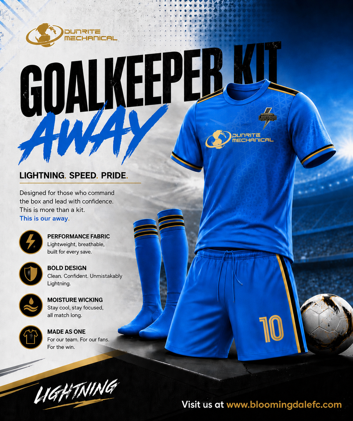 SHORT SLEEVE GOALKEEPER PACKAGE
