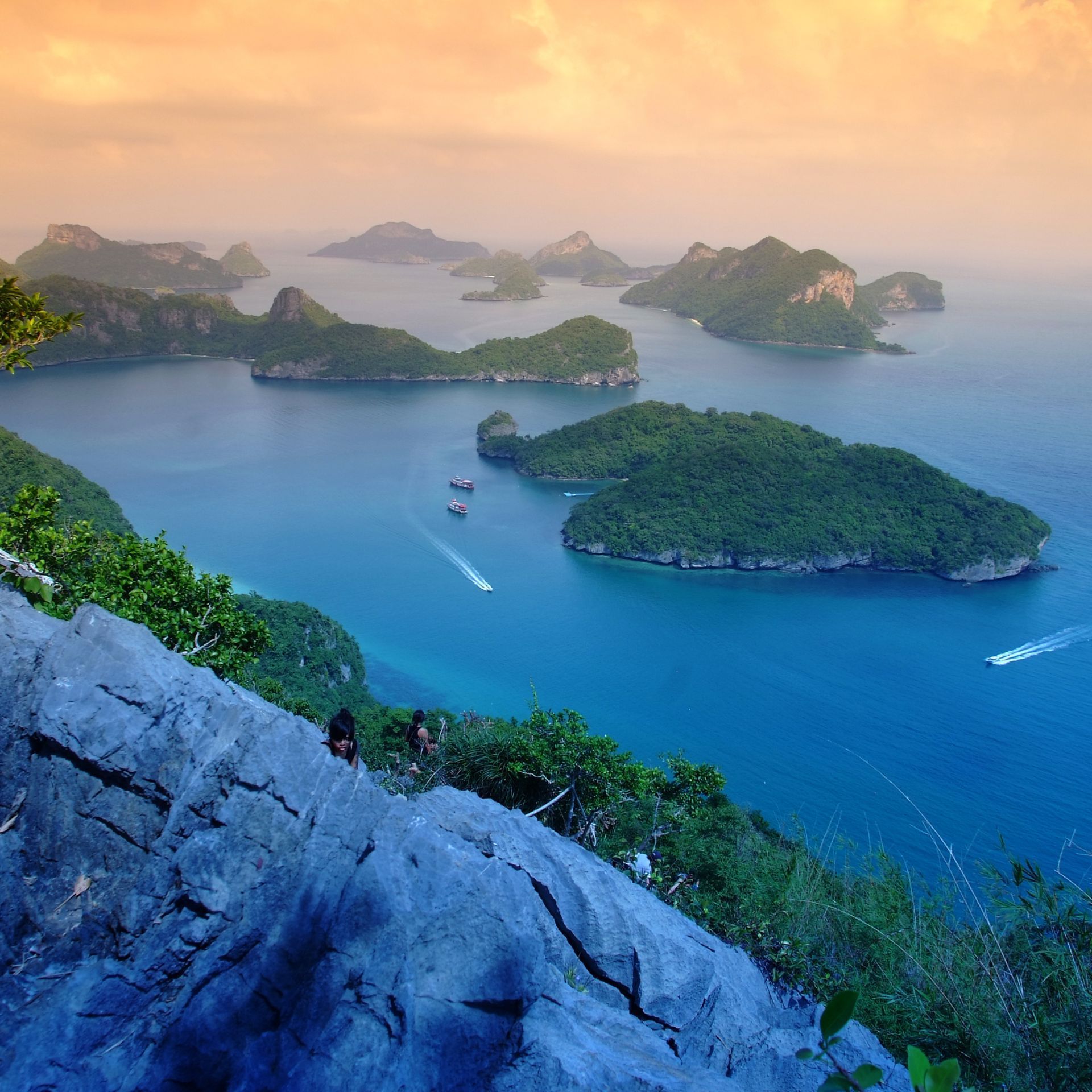 thailand view of ocean and islands