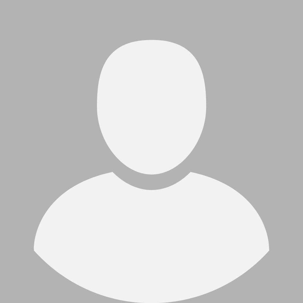 Gray generic user avatar icon on a light gray background