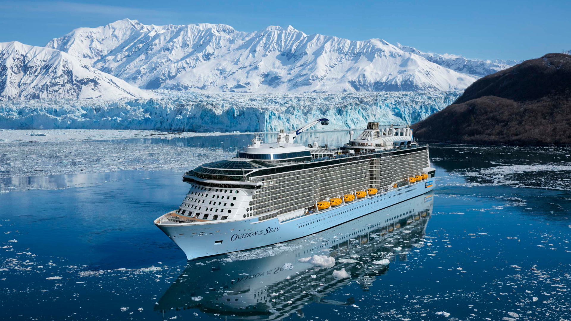Royal Caribbean Ovation of the Seas in Alaska