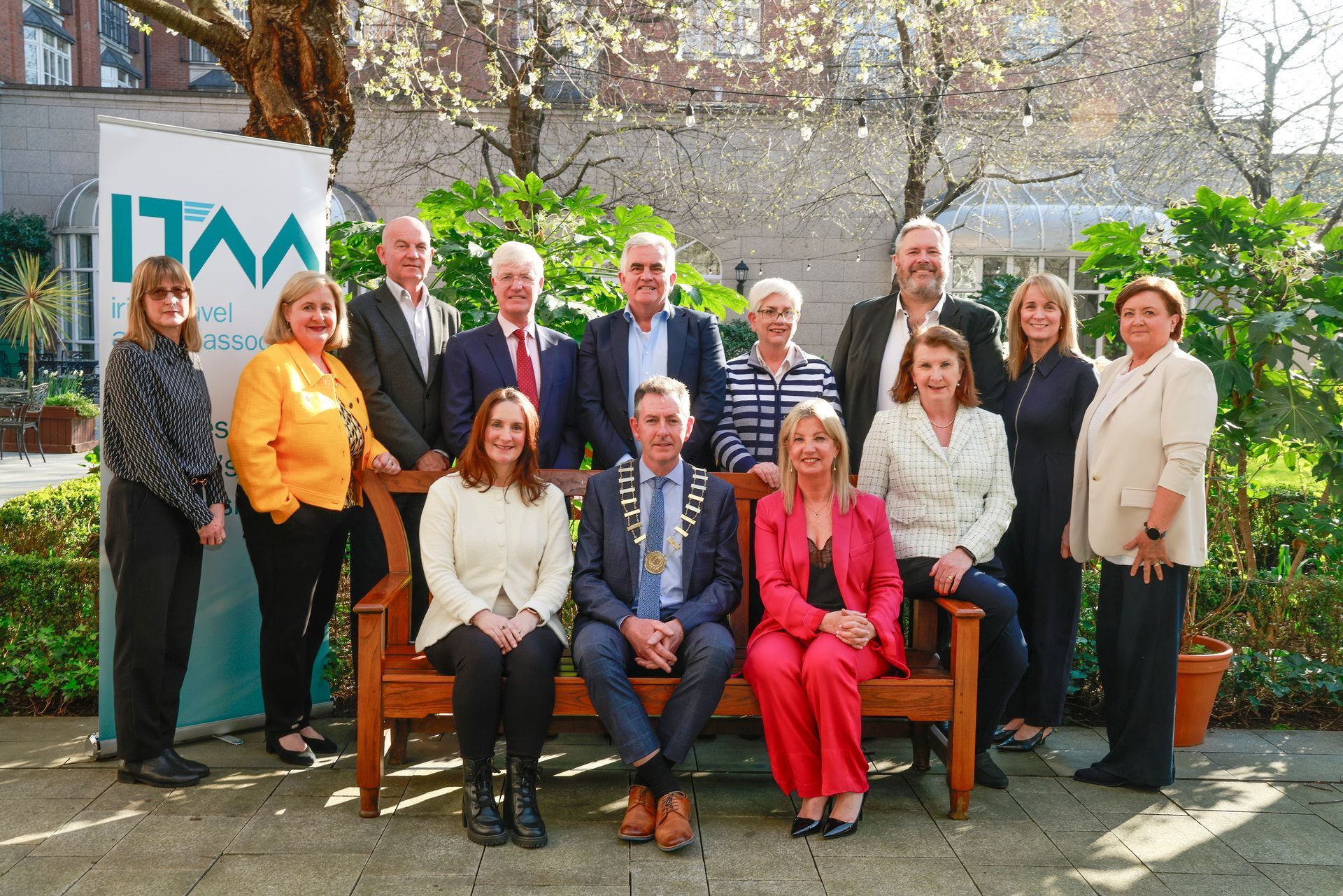 tom and other members of the ITAA after he was elected president