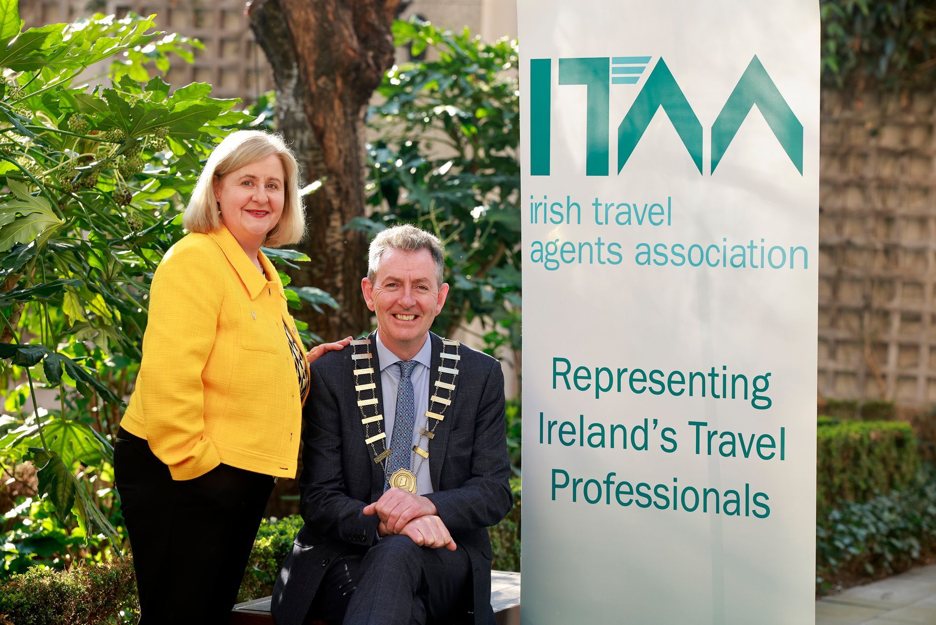 tom randles after being elected president of the ITAA