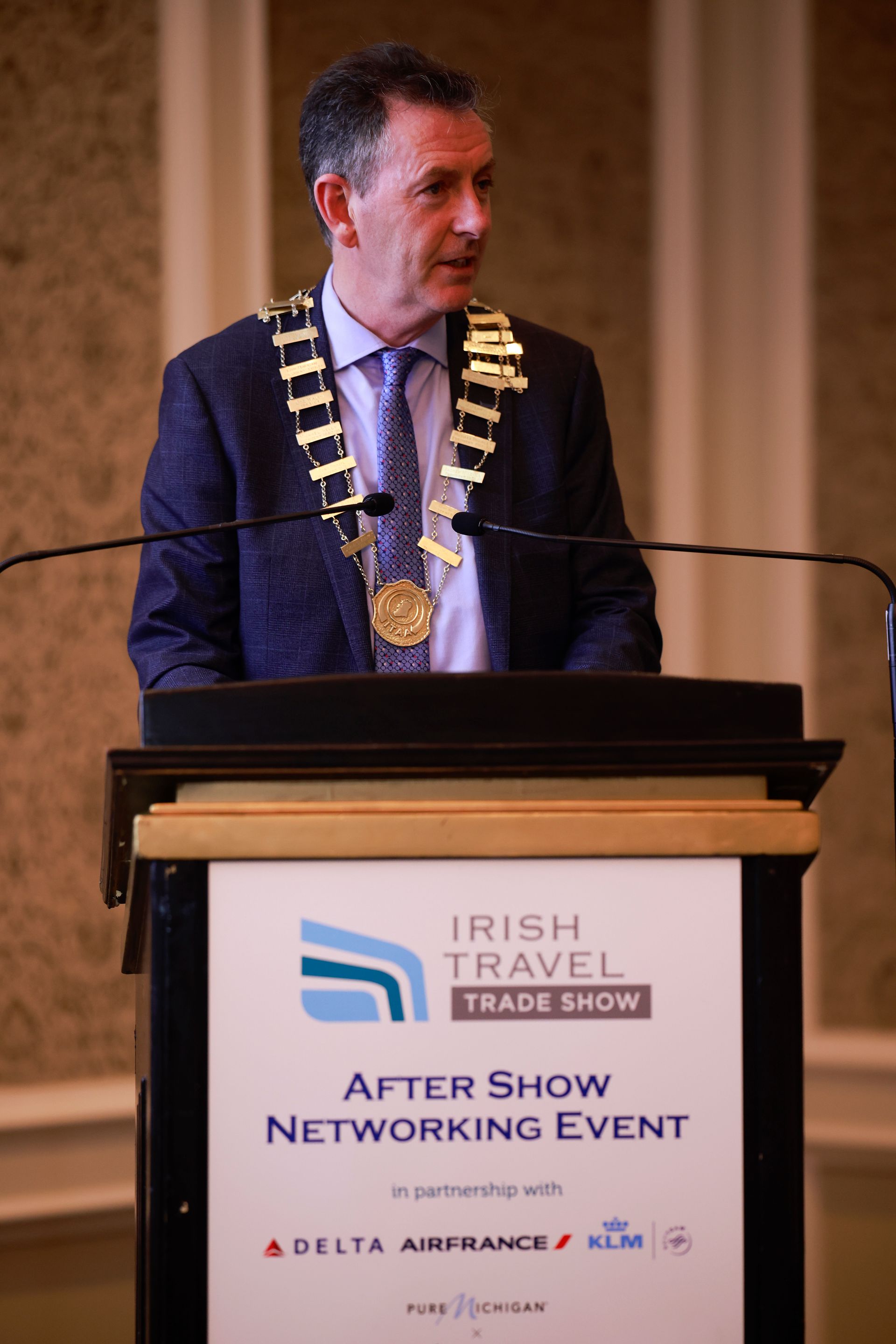 tom randles after being elected president of the ITAA