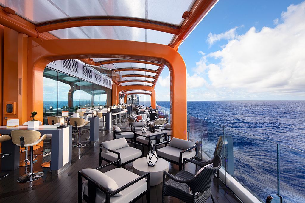 A Romantic Voyage for Valentine's Day, Celebrity Ascent Celebrity Cruise Ship Magic Carpet Restaurant