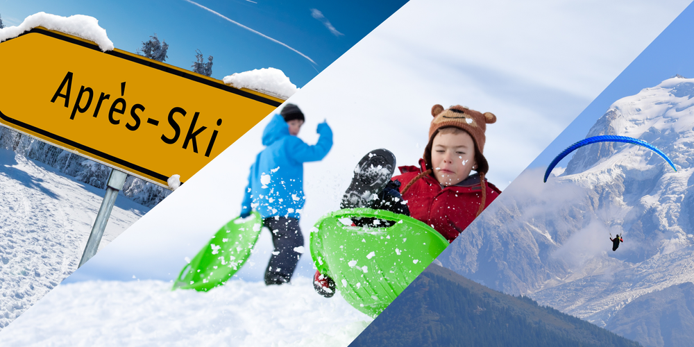 Banner with activities to do during Ski Vacations - Blog Post Barters Travelnet