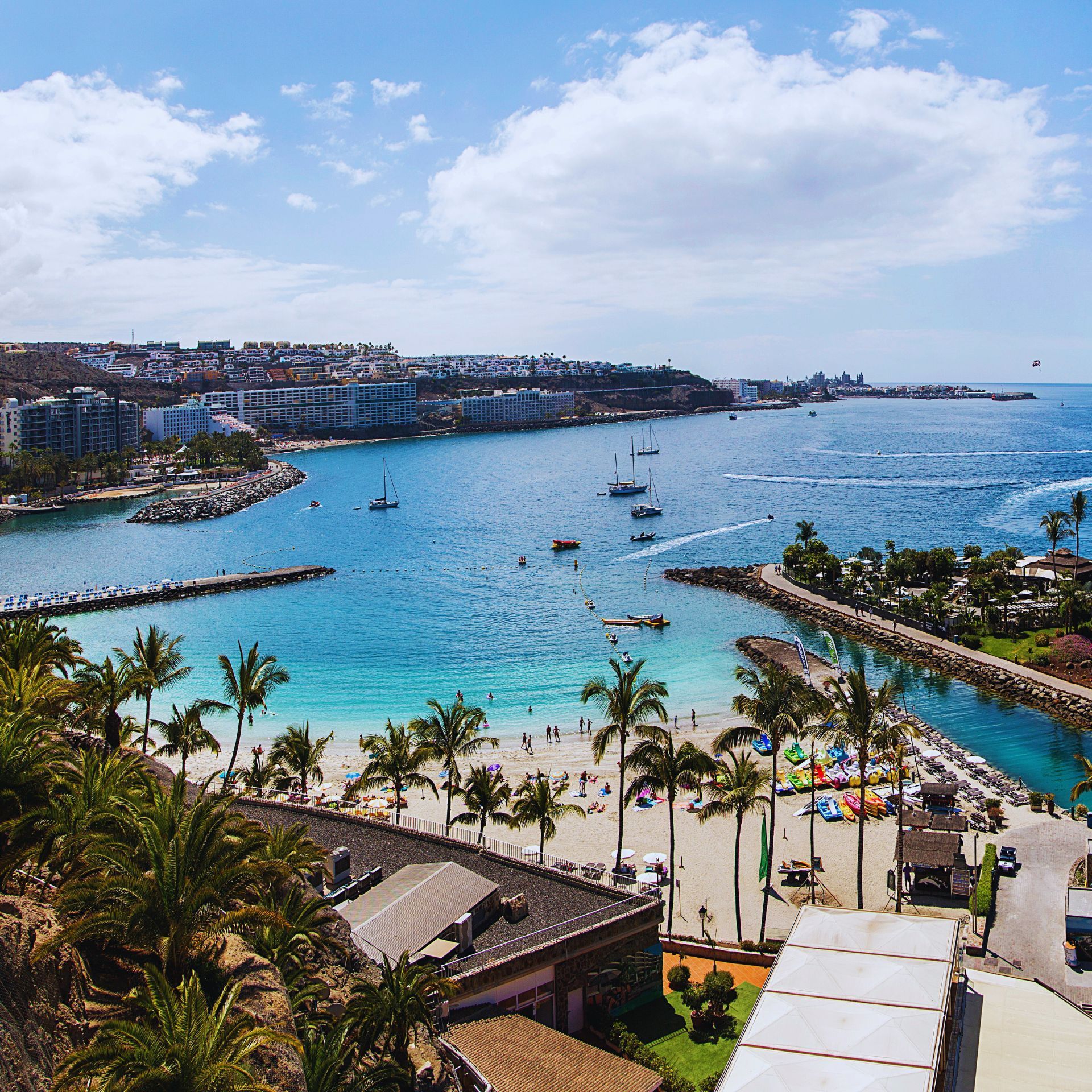 gran canaria town by the sea