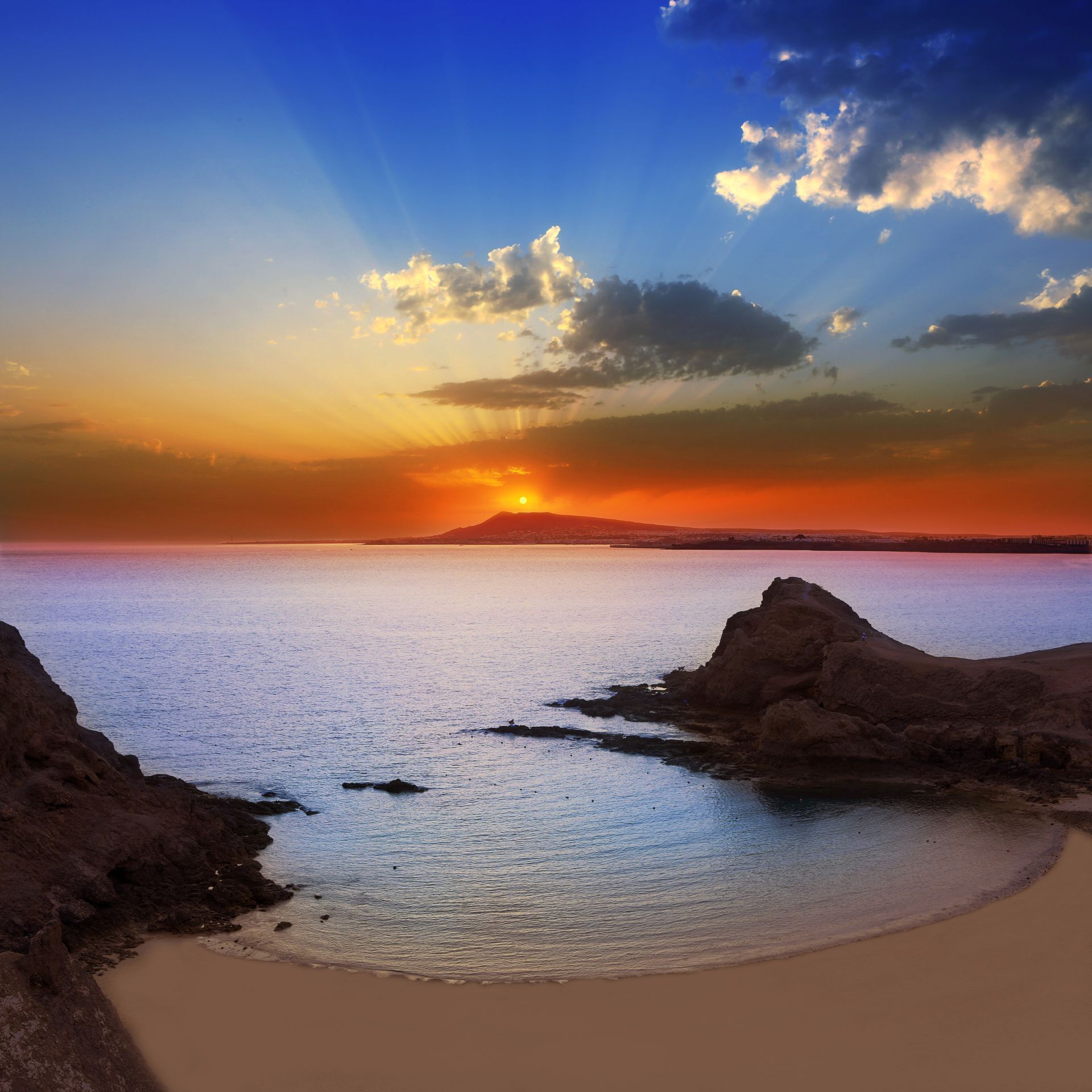 canary islands sunrise
